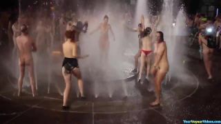 World naked bike ride water fest Public!-9