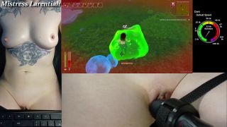 Mistress Larentiah - Naked Gamer Girl Plays Tropical Monster Girls (Hentai Survival Game) | Mistress Larentiah-6