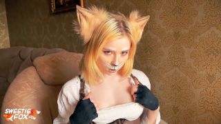 Sweetie Fox - Steampunk Girl Hard Doggy Sex and Blowjob with Oral Creampie - Cosplay 1080P - Butt-1